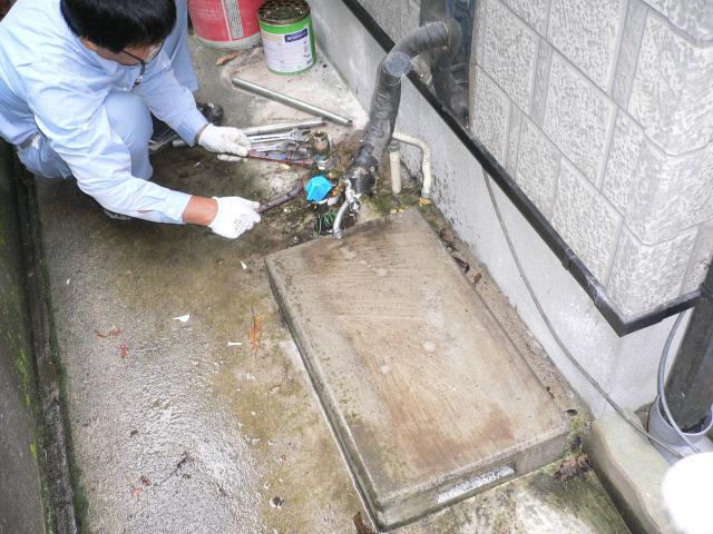 佐野市　ガス給湯器　リフォーム　施工事例